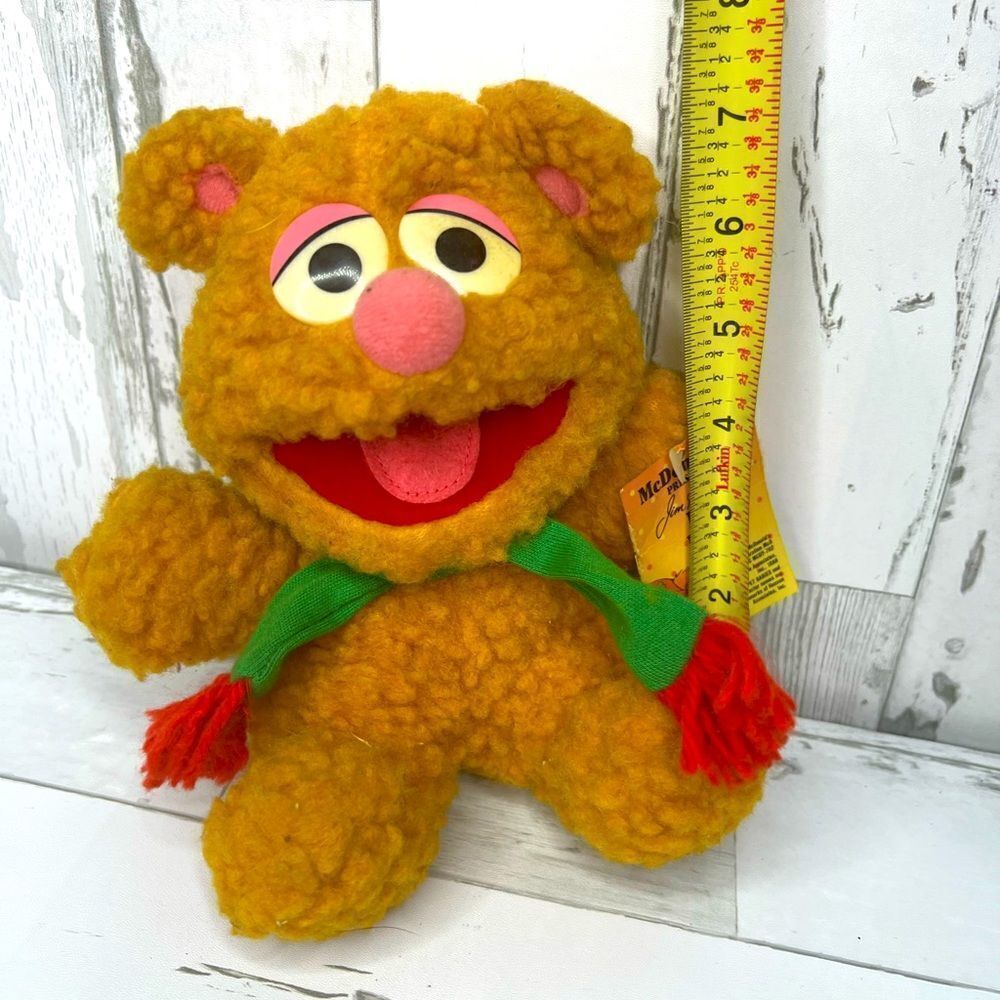 Vintage McDonald's Muppets Babies Fozzie Bear 1988 Jim Henson Plush J1